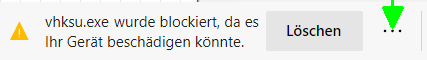 Fehlalarm: SmartScreen-Dialog 1