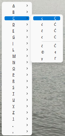 Versatile Hotkey: Left Click Versatile Hotkey - Unicode Chars